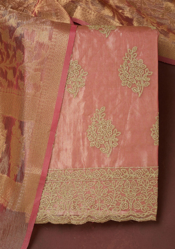 Lavender Cording Tissue Saree-koskii