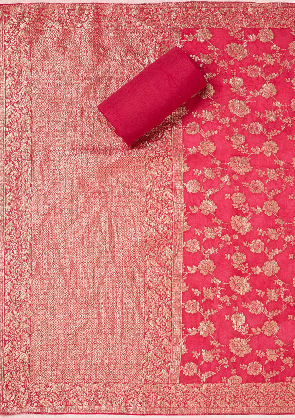 Lavender Stonework (Gold) Tissue Saree-koskii