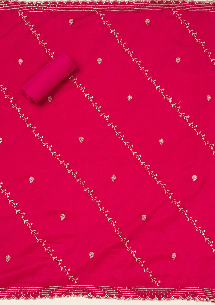 Wine Stonework (Gold) Georgette Saree-koskii