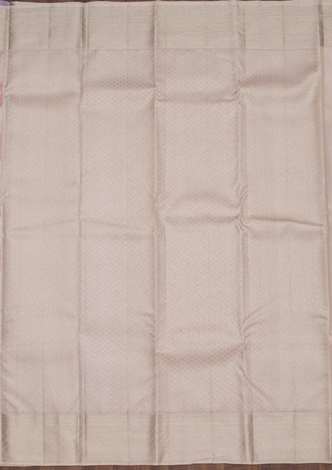 Baby Pink Zariwork Pure Silk Saree