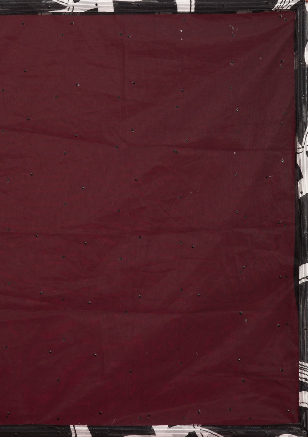 Black Printed Semi Crepe Readymade Lehenga