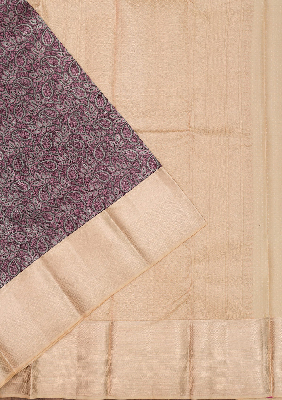 Black Zariwork Pure Silk Saree-Koskii