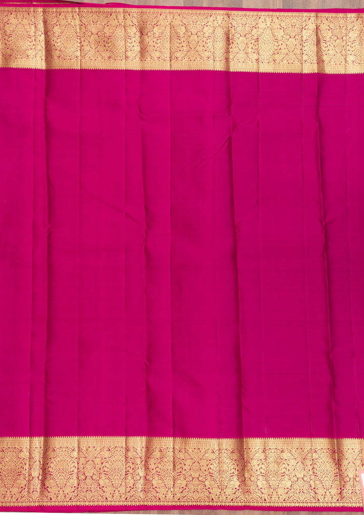 Blue Zariwork Pure Silk Saree-Koskii