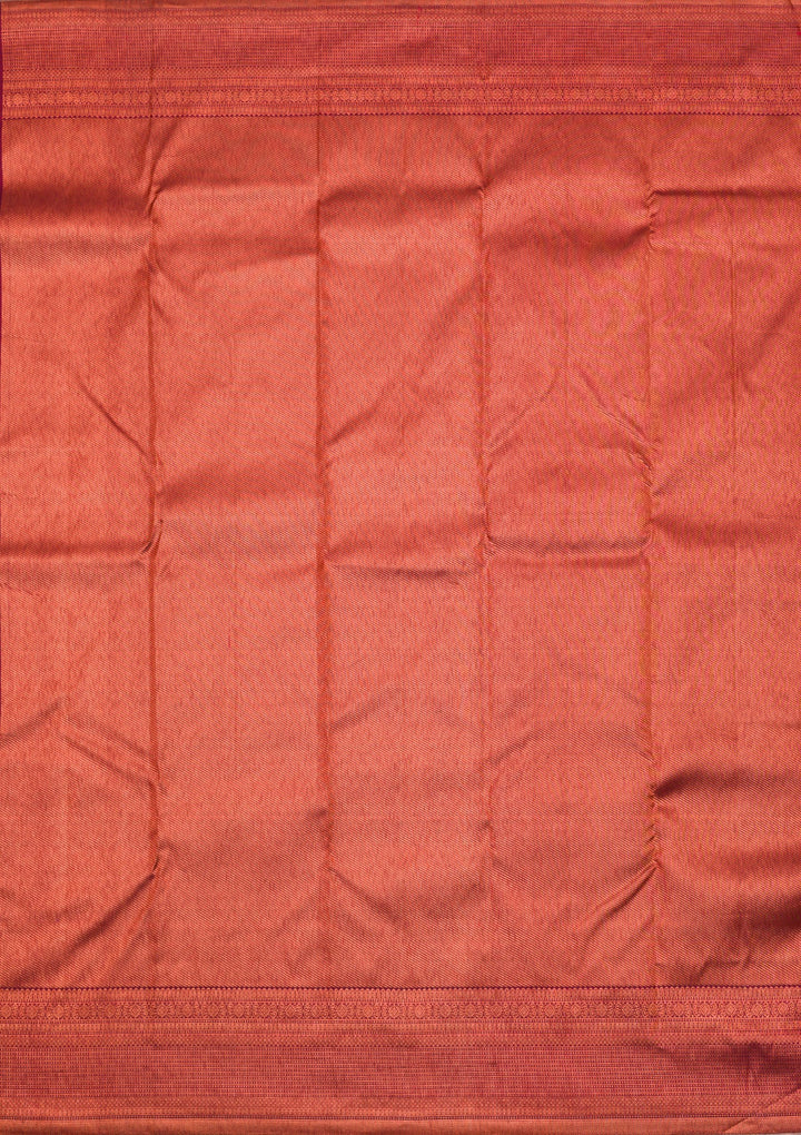 Bottle Green Zariwork Pure Silk Saree-Koskii