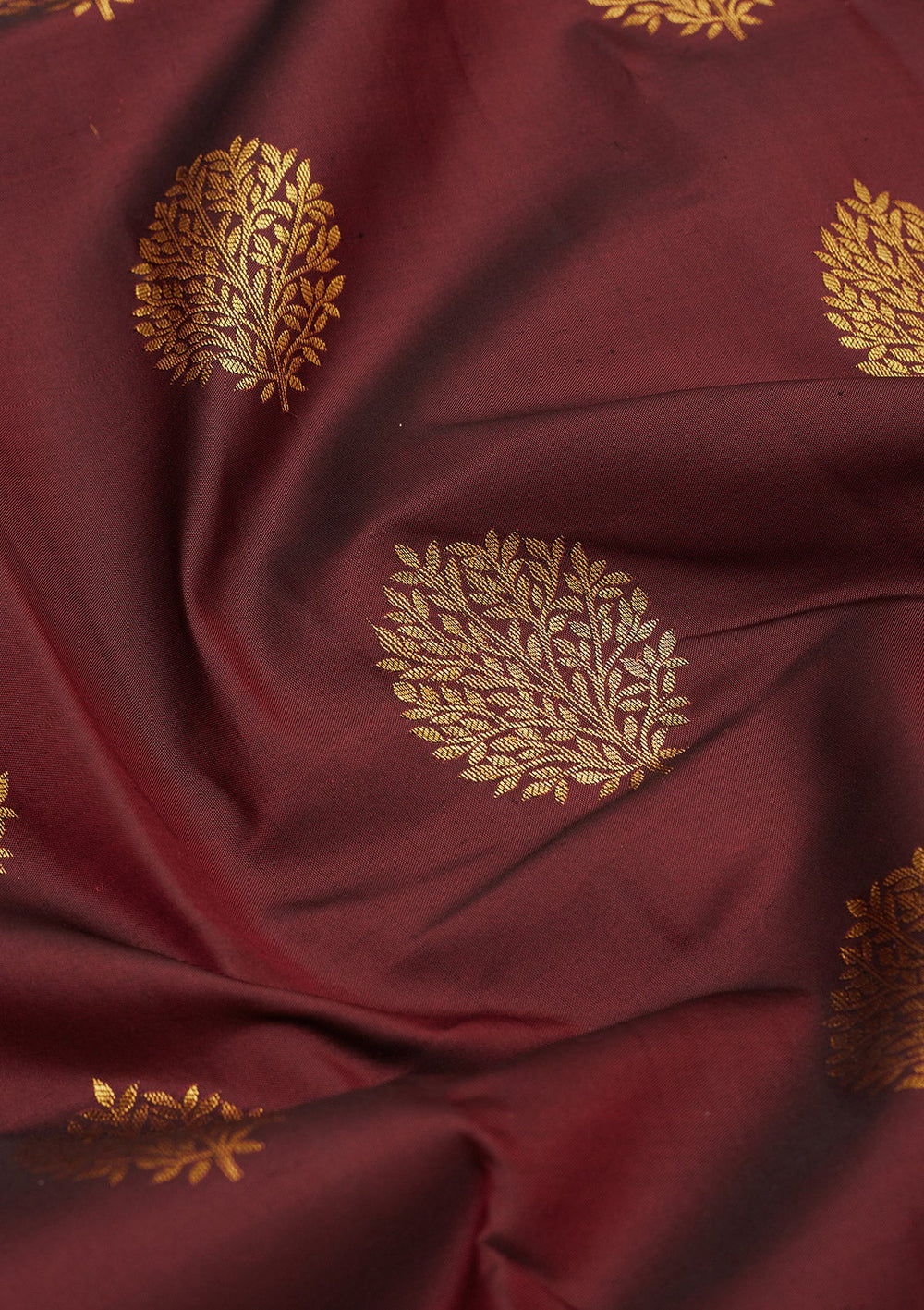 Brown Zariwork Pure Silk Saree-Koskii