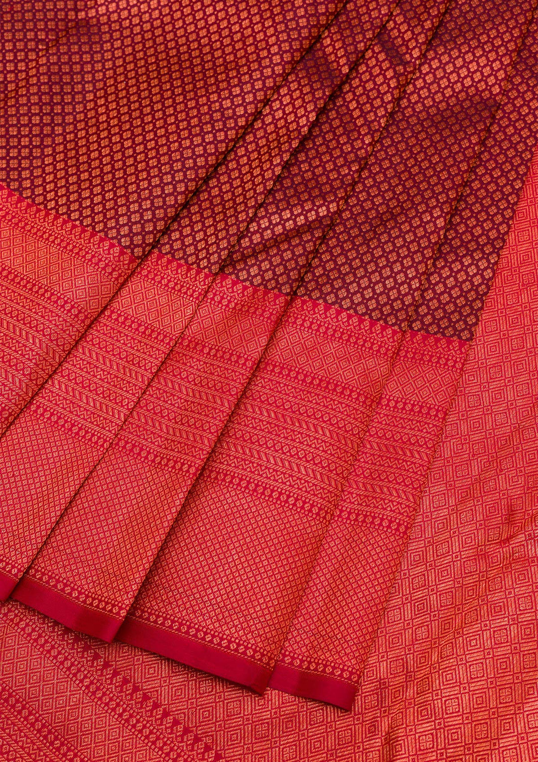 Brown Zariwork Pure Silk Saree-Koskii