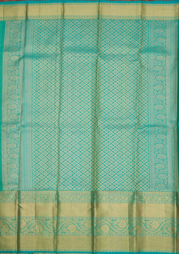 Cream Zariwork Pure Silk Saree-Koskii