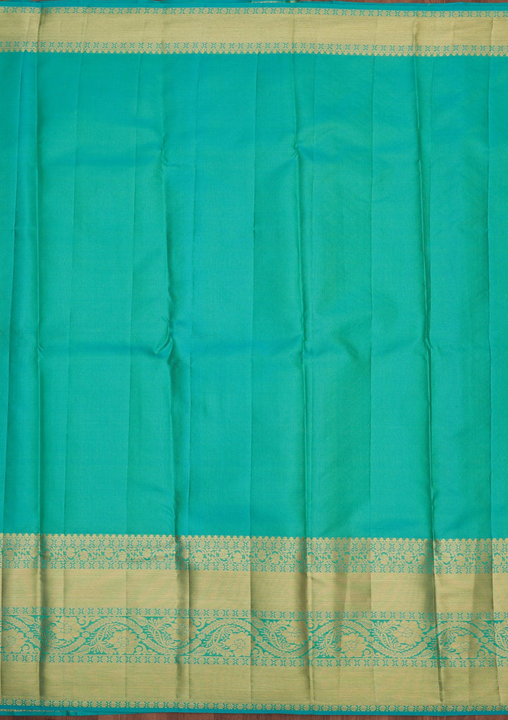 Cream Zariwork Pure Silk Saree-Koskii