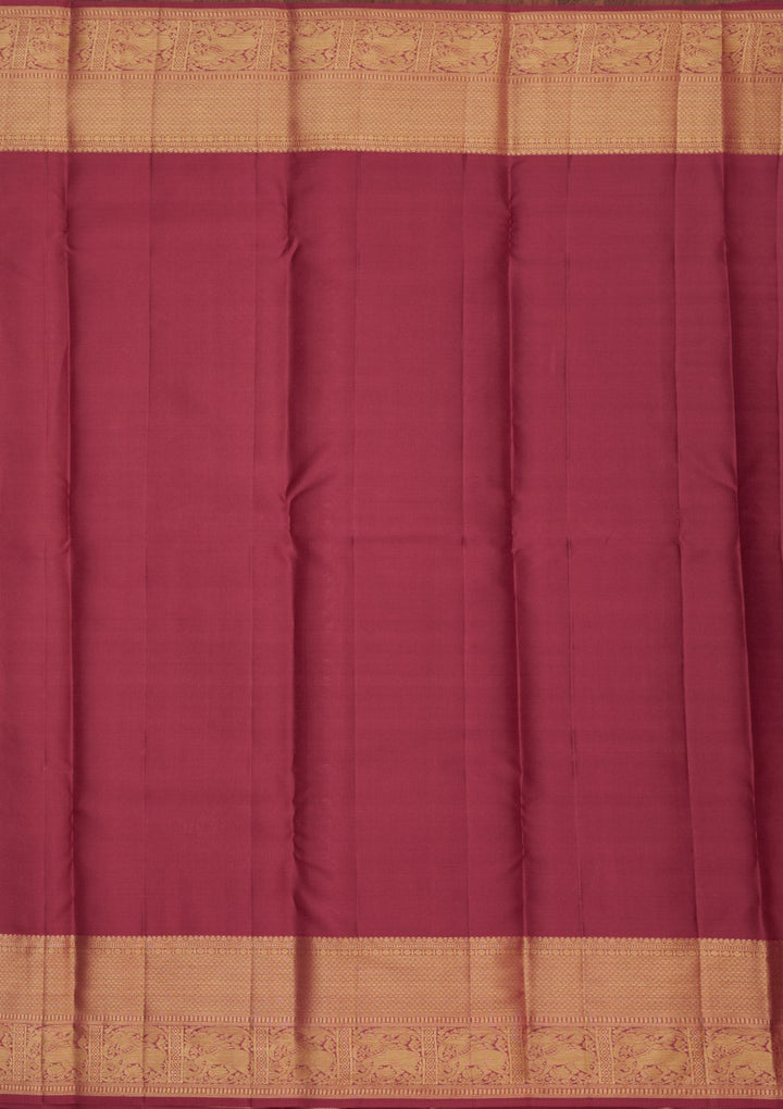 Grey Zariwork Pure Silk Saree-Koskii