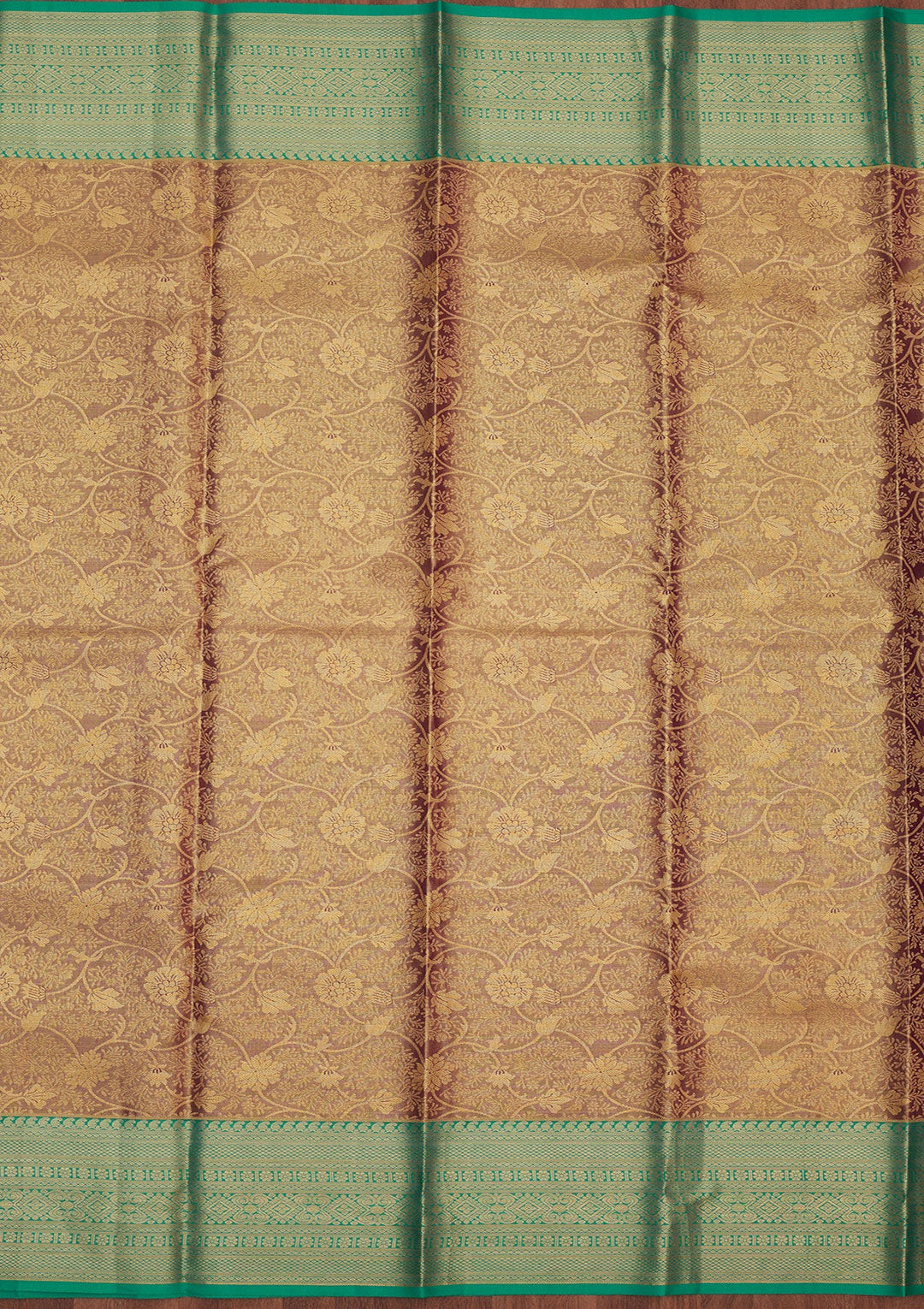 Grey Zariwork Pure Silk Saree-Koskii