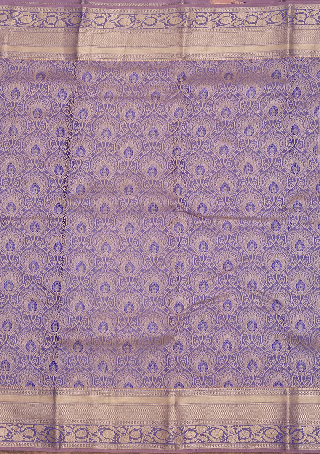 Grey Zariwork Pure Silk Saree