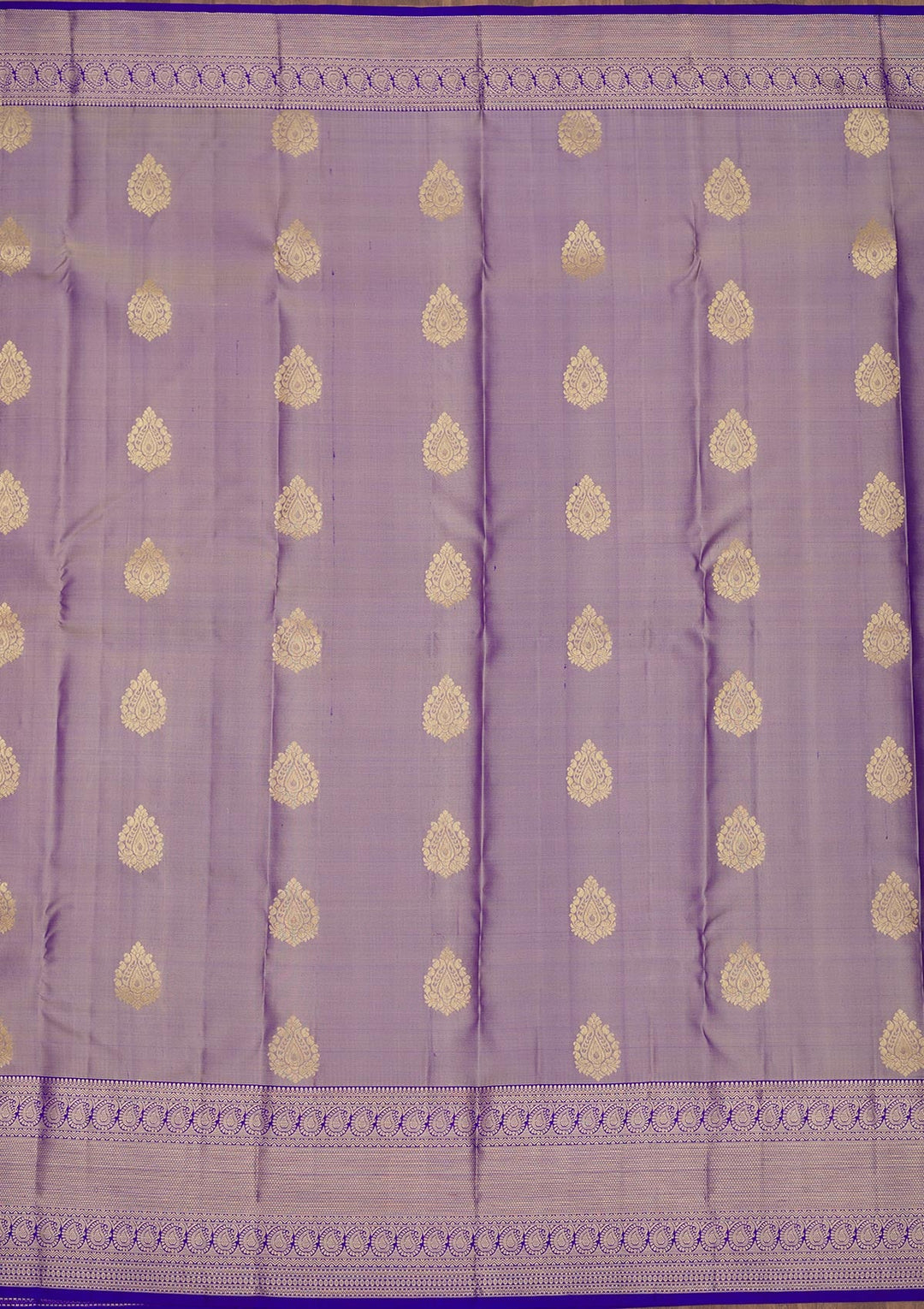 Grey Zariwork Pure Silk Saree