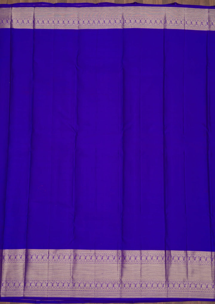 Grey Zariwork Pure Silk Saree