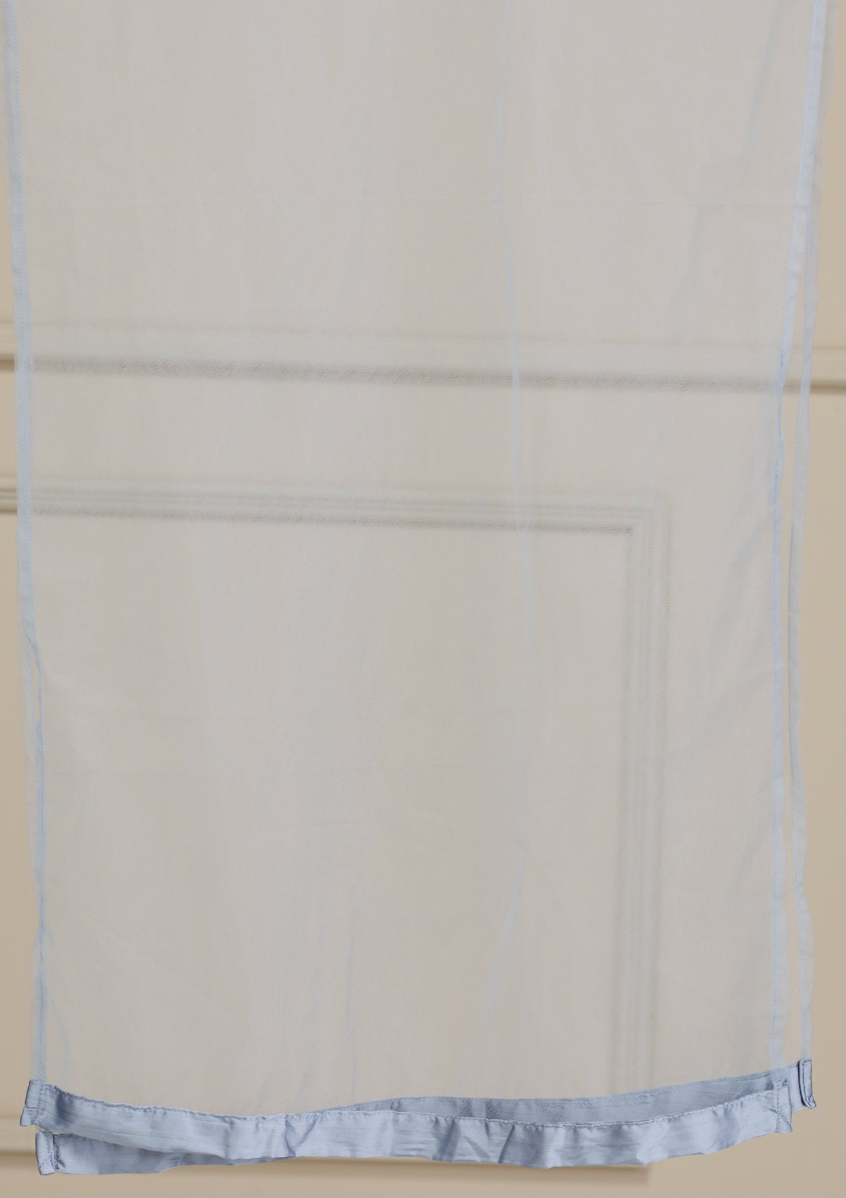 Light Grey Mirrorwork Net Gown-Koskii