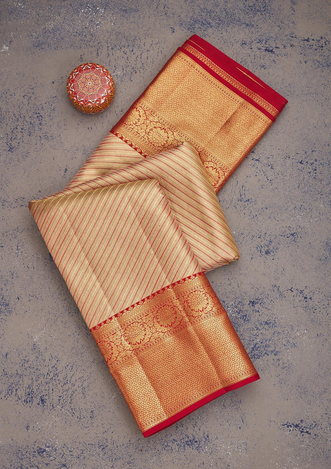 Maroon Zariwork Pure Silk Saree-Koskii