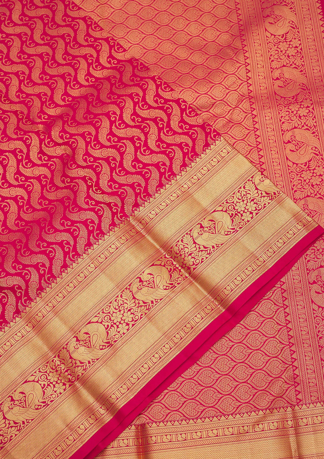 Maroon Zariwork Pure Silk Saree