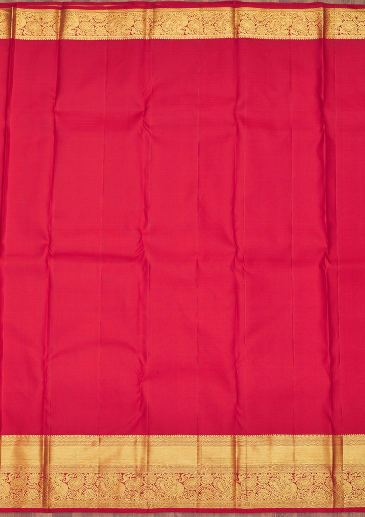 Maroon Zariwork Pure Silk Saree