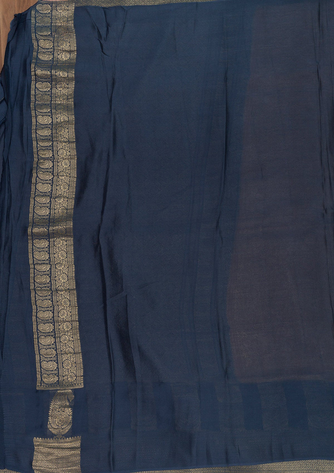 Peach Zariwork Pure Silk Saree-Koskii