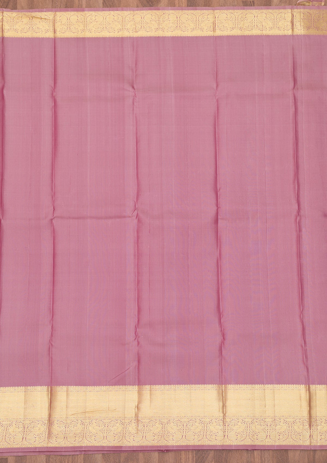 Mauve Zariwork Pure Silk Saree-Koskii