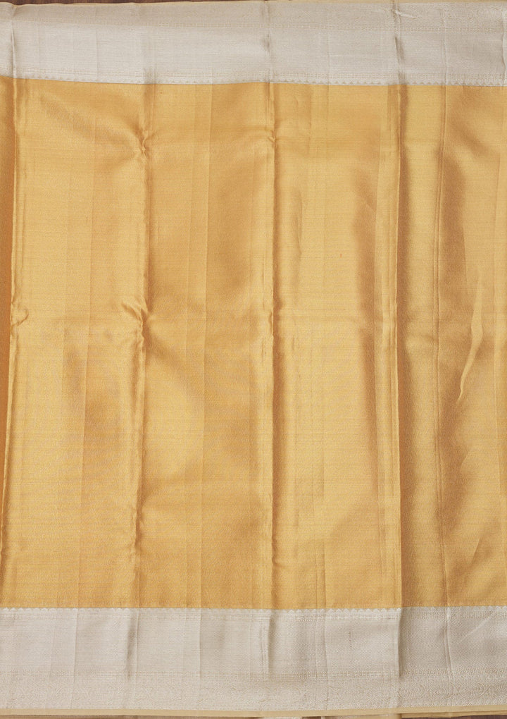 Mehendi Zariwork Pure Silk Saree