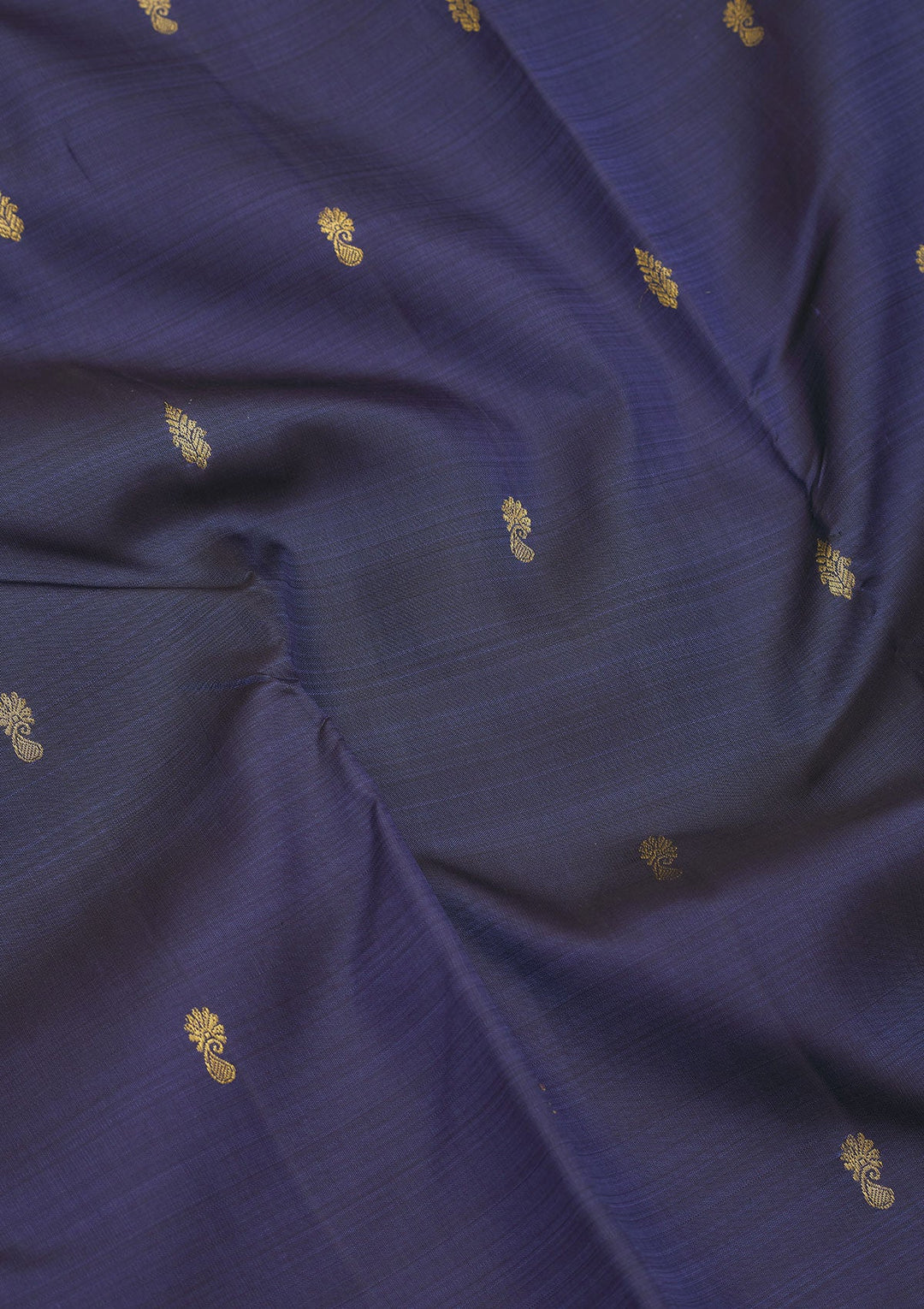 Navy Blue Zariwork Pure Silk Saree