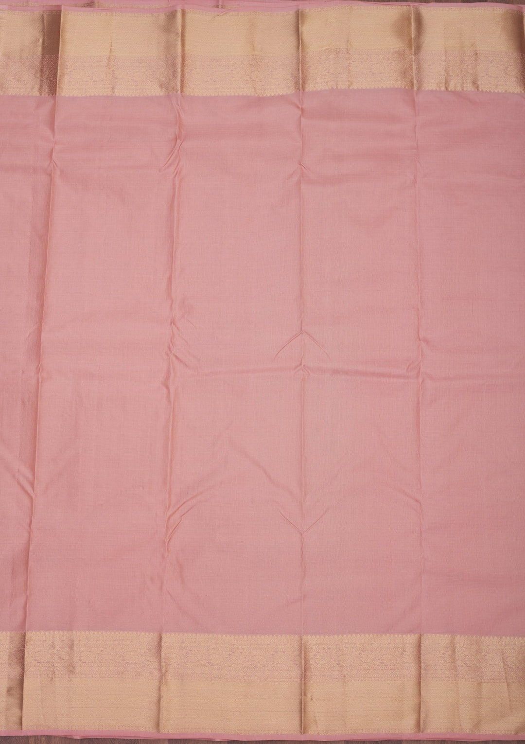 Onion Pink Zariwork Pure Silk Saree-Koskii