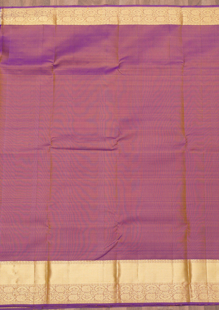 Orange Zariwork Pure Silk Saree-Koskii