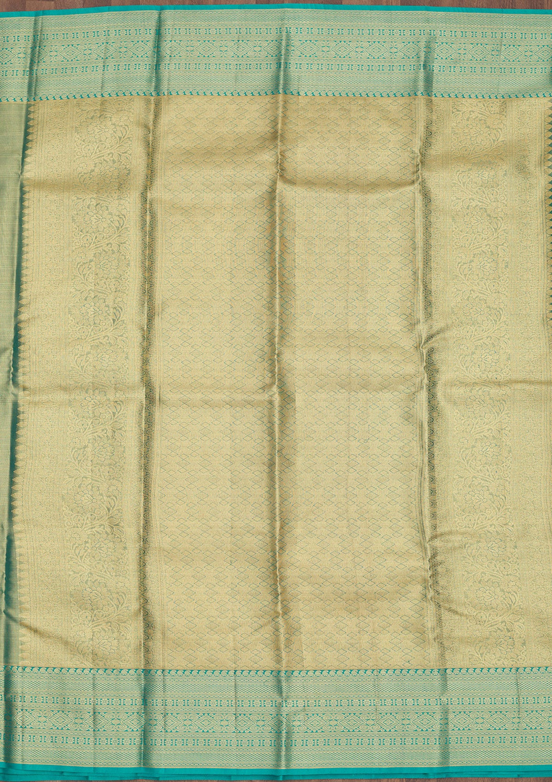 Orange Zariwork Pure Silk Saree