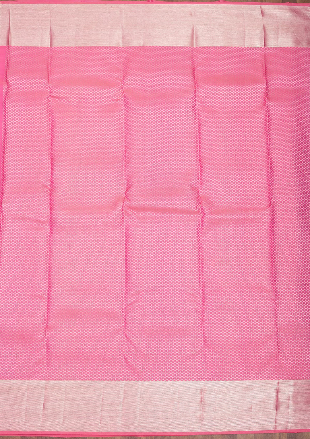 Pink Zariwork Pure Silk Saree-Koskii