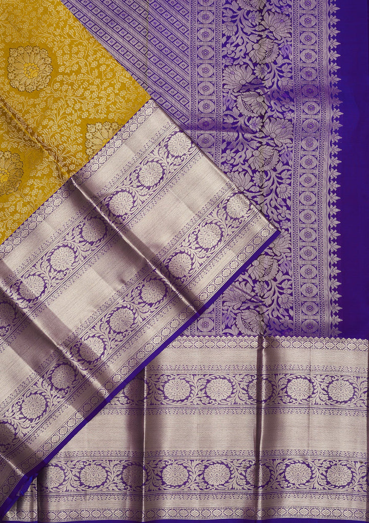 Pista Green Zariwork Pure Silk Saree-Koskii