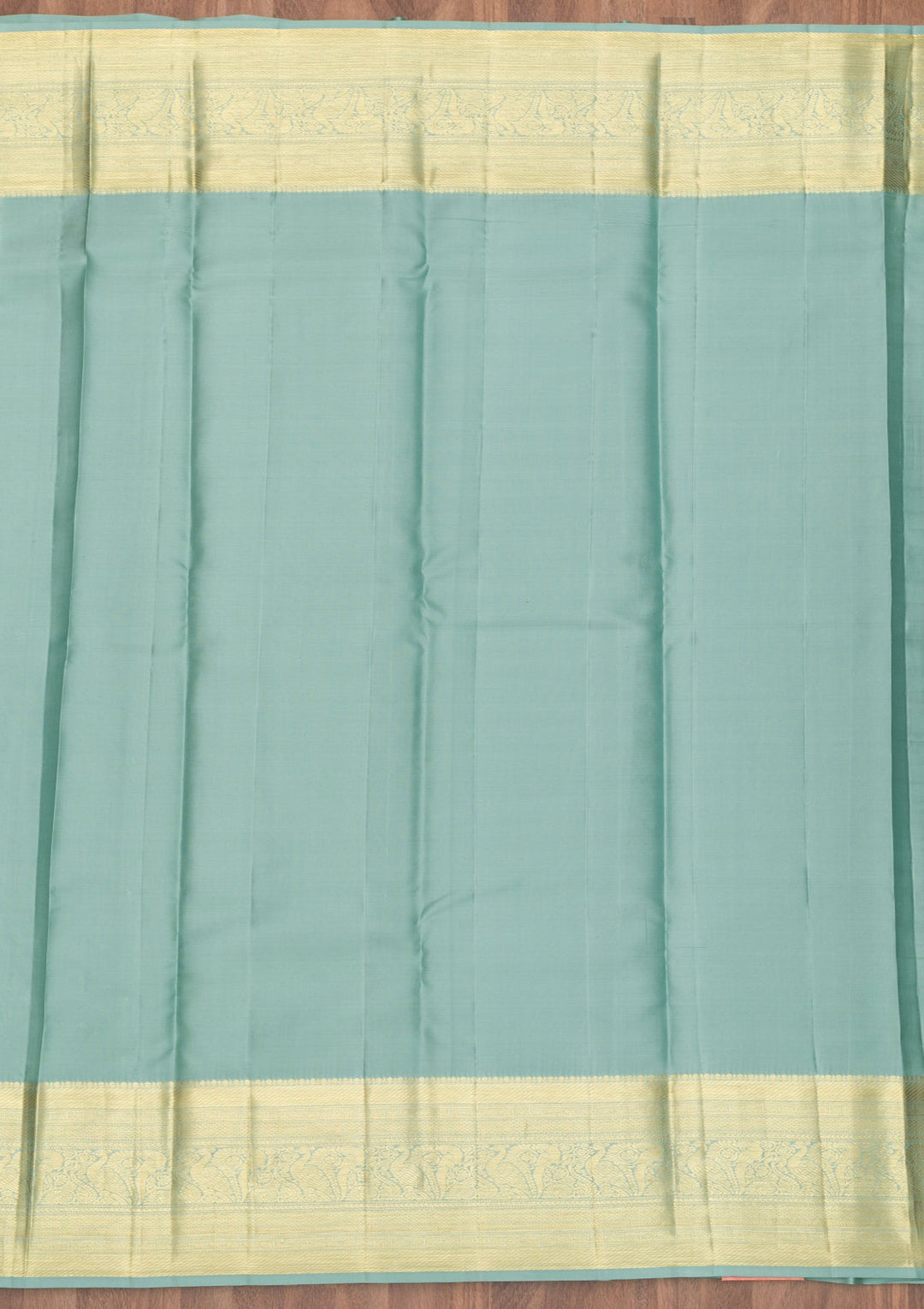 Pista Green Zariwork Pure Silk Saree-Koskii