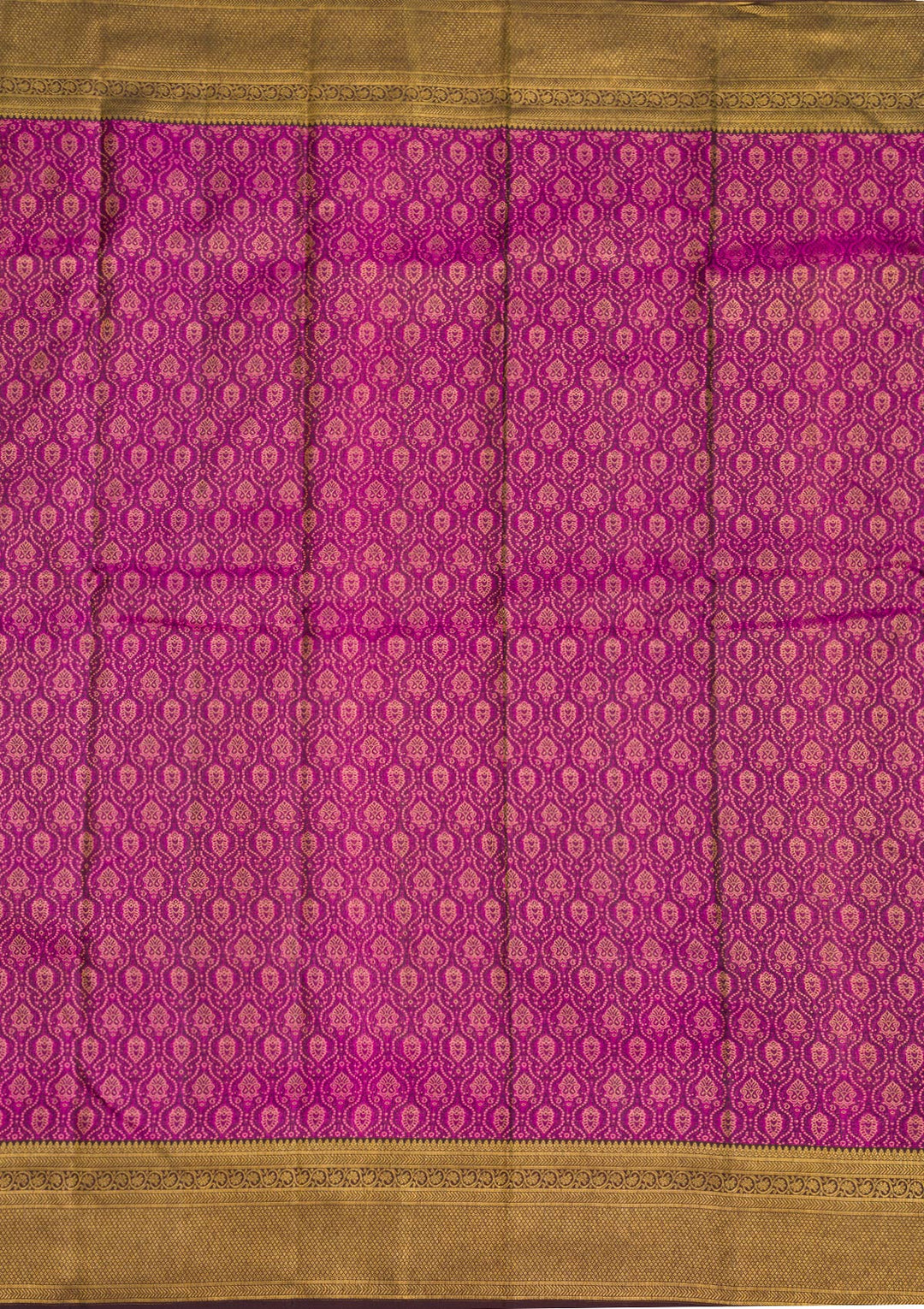 Purple Zariwork Pure Silk Saree-Koskii