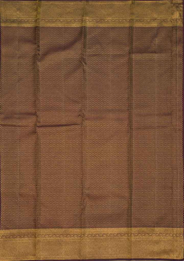 Purple Zariwork Pure Silk Saree-Koskii