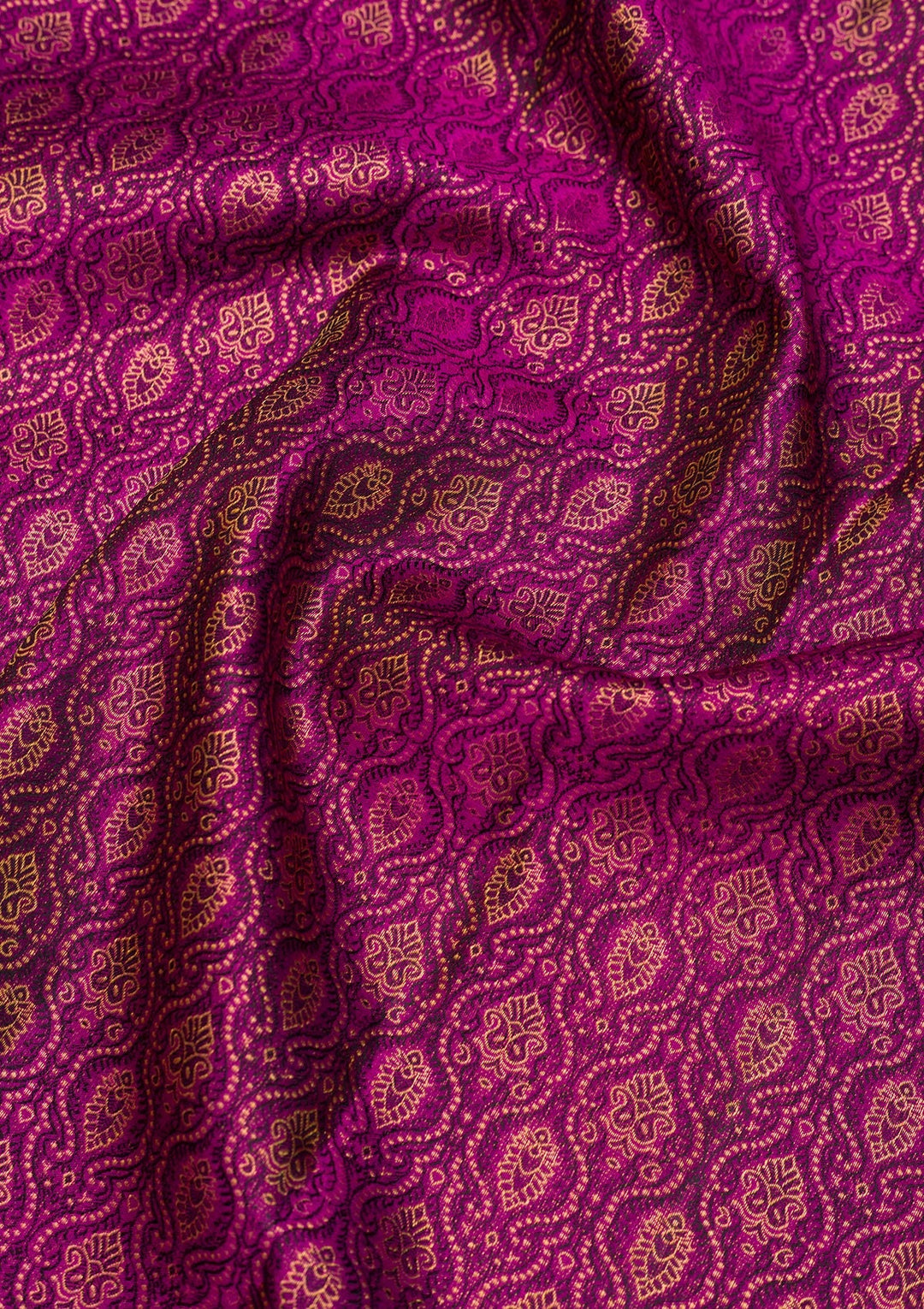 Purple Zariwork Pure Silk Saree-Koskii