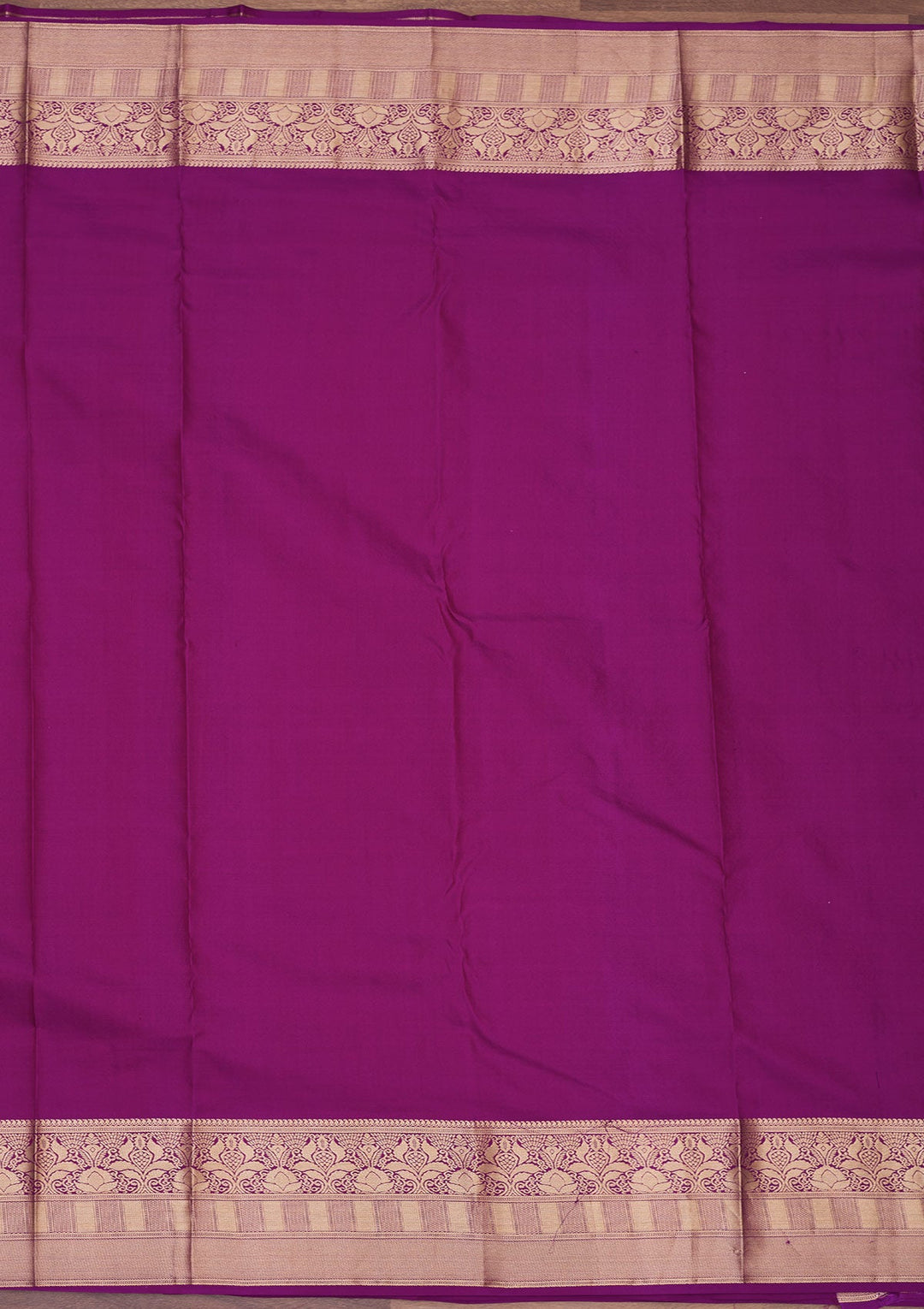 Purple Zariwork Pure Silk Saree-Koskii
