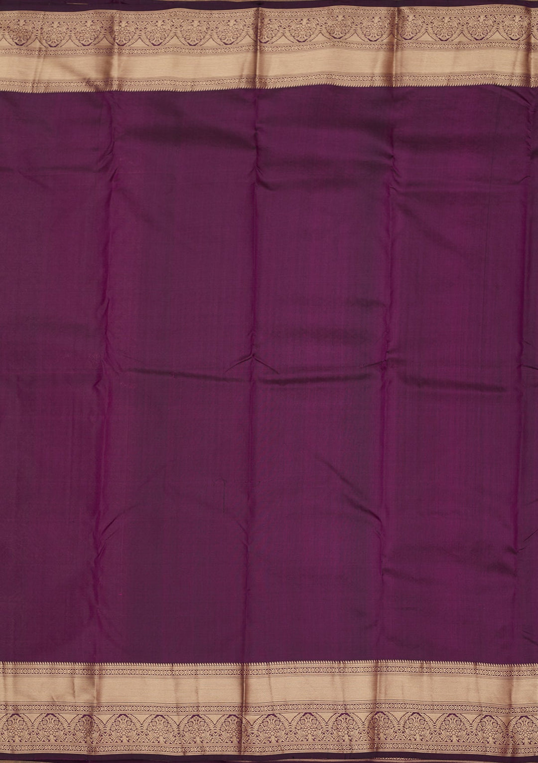 Purple Zariwork Pure Silk Saree-Koskii