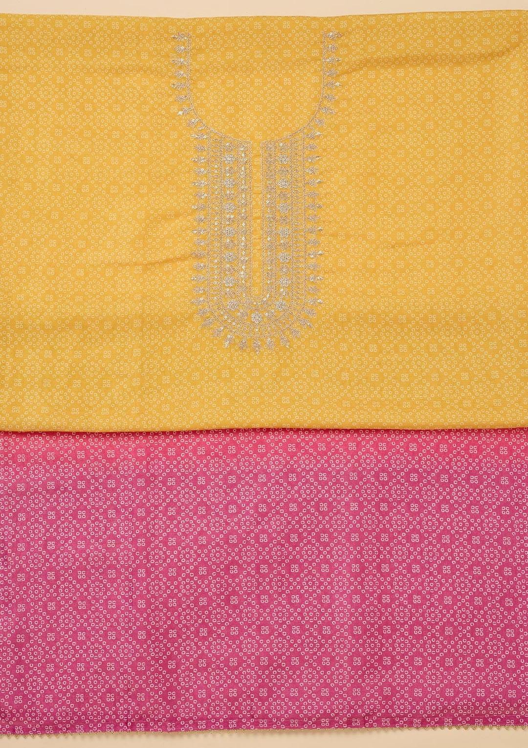 Purple Zariwork Tissue Unstitched Salwar Suit-Koskii
