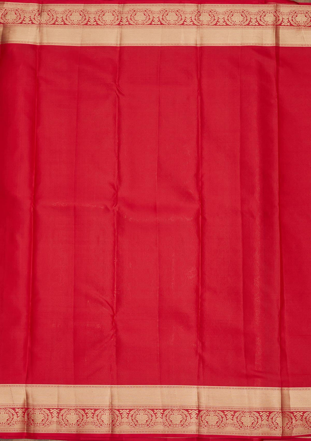 Red Zariwork Pure Silk Saree-Koskii