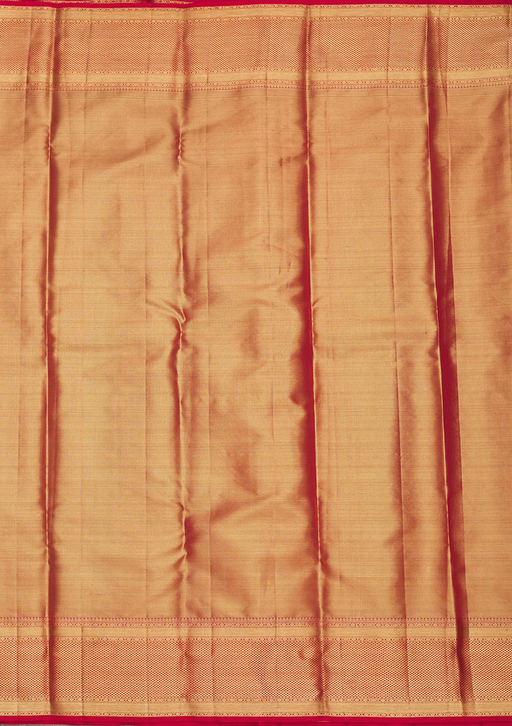 Sea Green Zariwork Pure Silk Saree