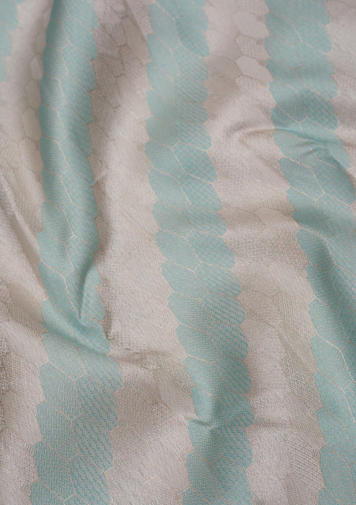 Sea Green Zariwork Pure Silk Saree