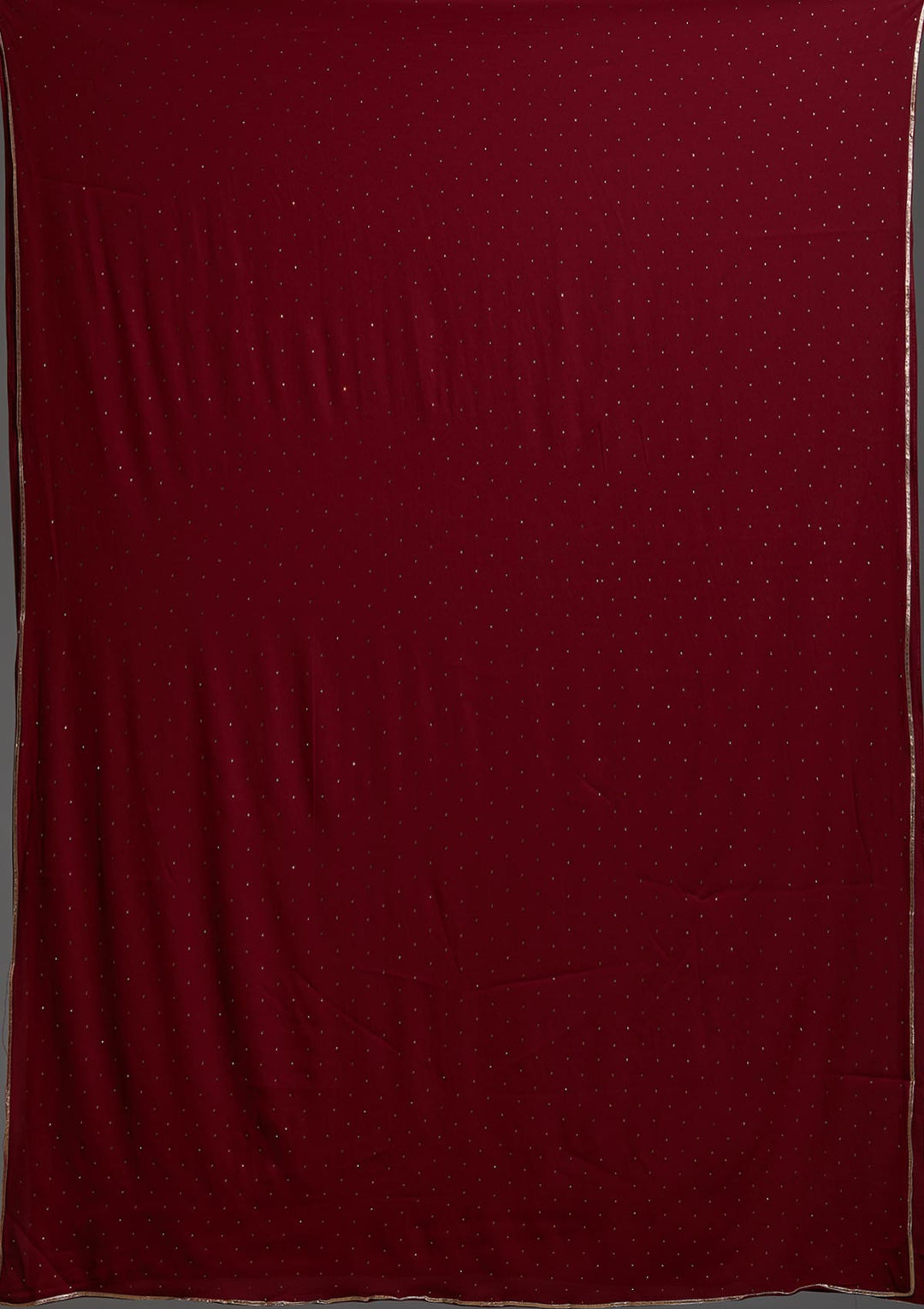 Maroon Sequins Semi Crepe Designer Salwar Suit-Koskii