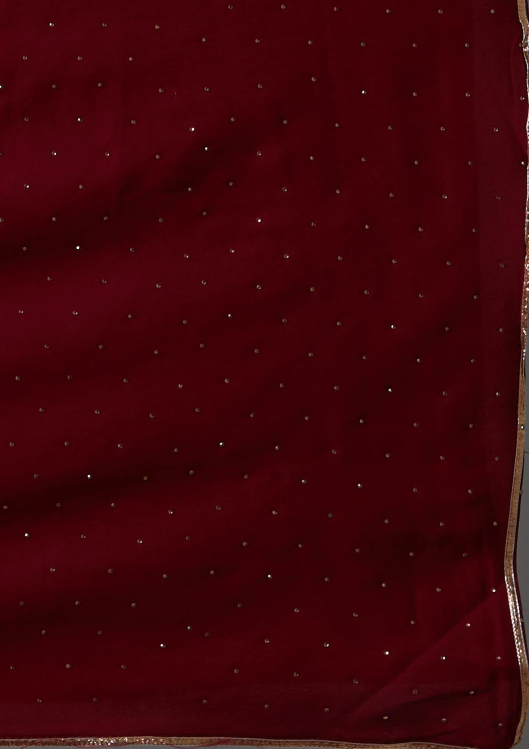 Maroon Sequins Semi Crepe Designer Salwar Suit-Koskii