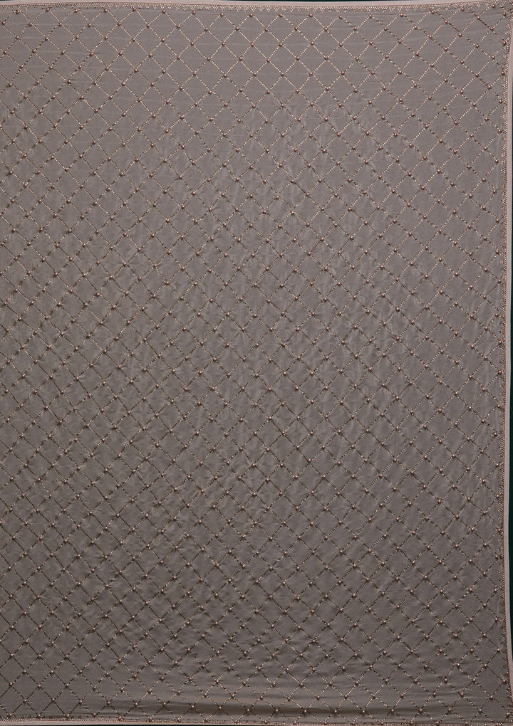 Mauve Swarovski Shimmer Designer Saree - Koskii