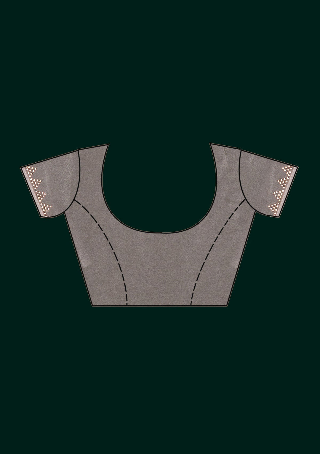 Mauve Swarovski Shimmer Designer Saree - Koskii