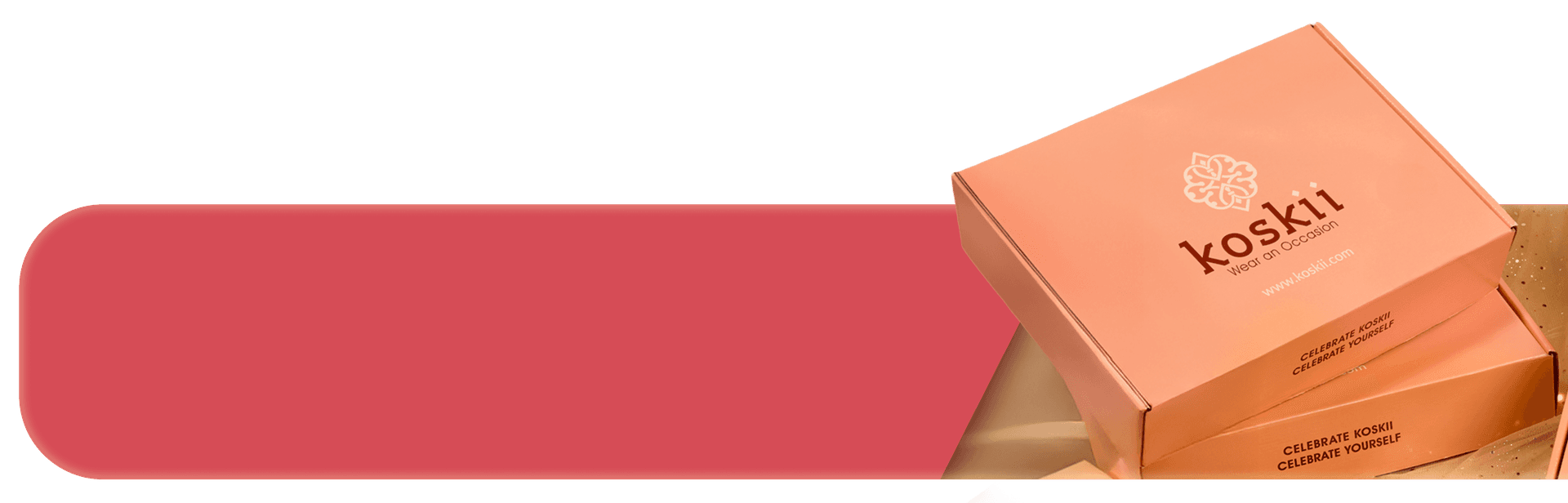 Koskii festive gift box packaging