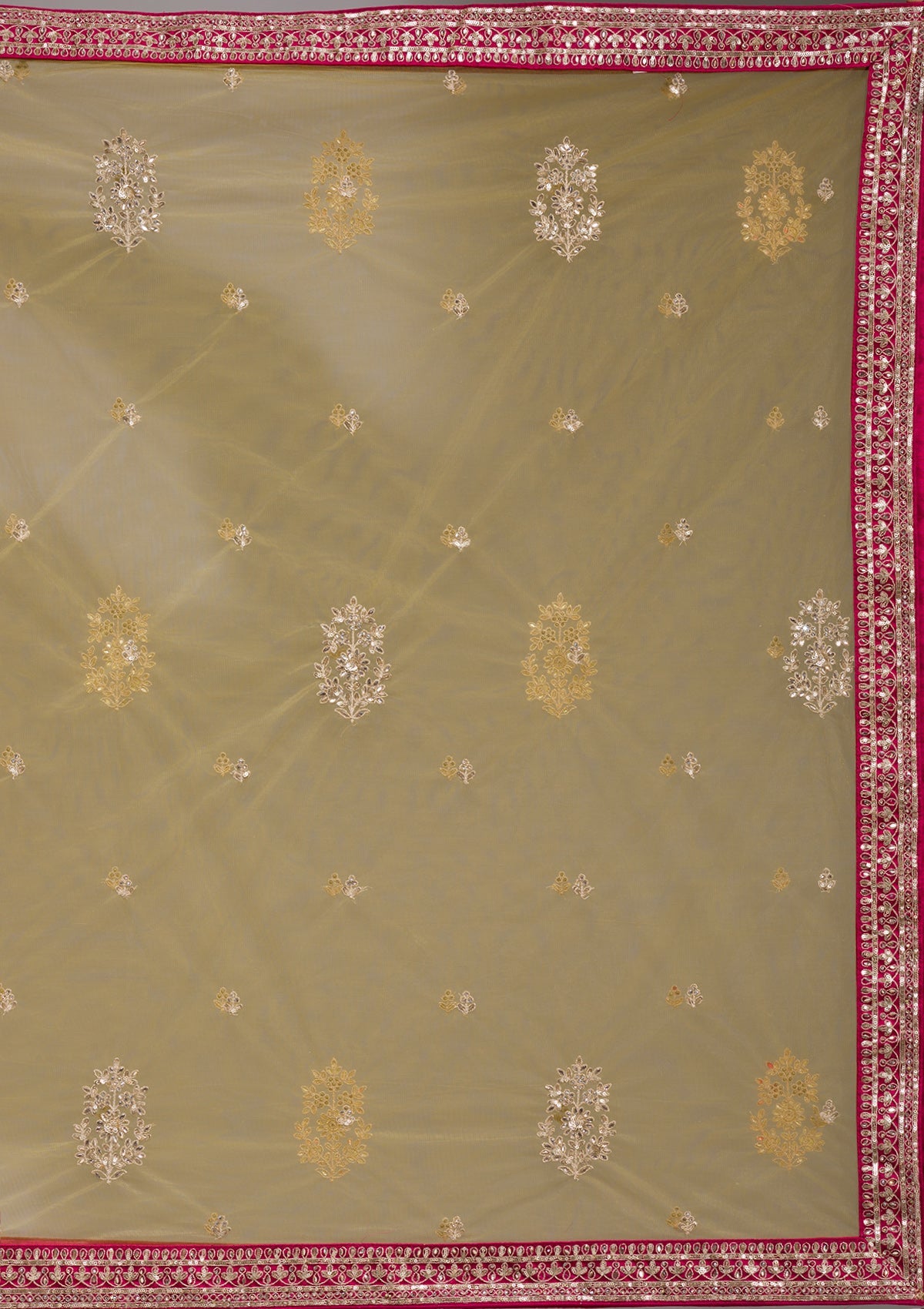Mehendi Cording Net Readymade Lehenga-koskii