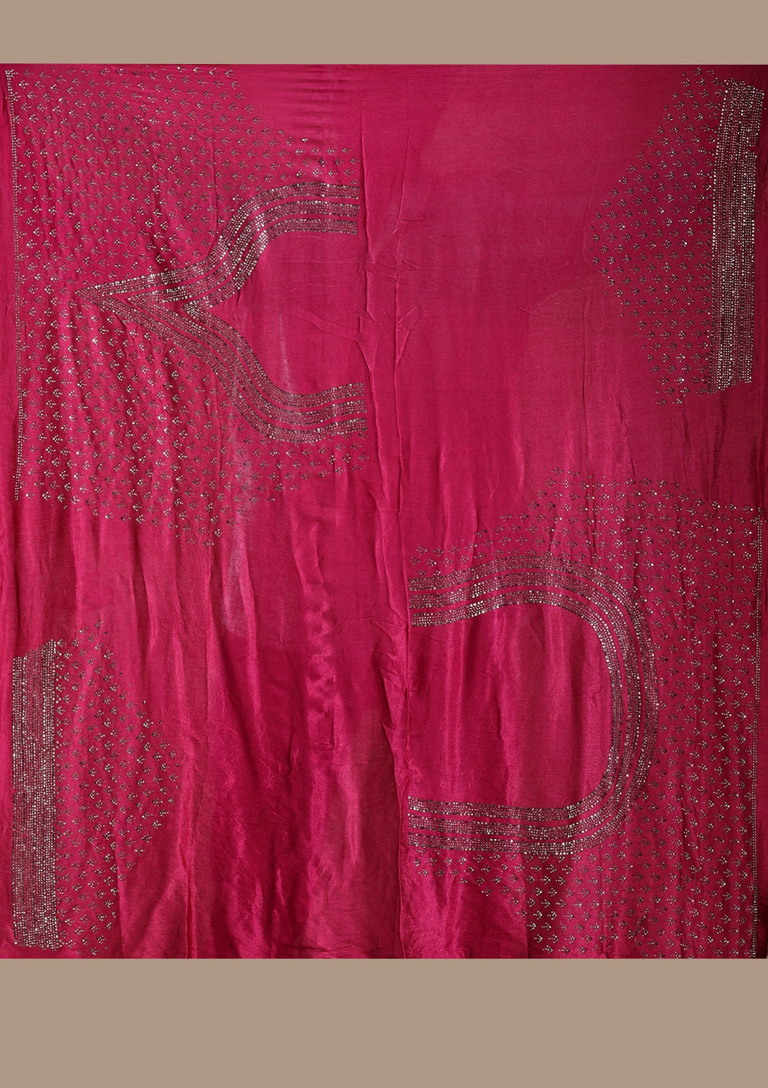 Rani Pink Silver Zariwork Satin Readymade Lehenga-koskii