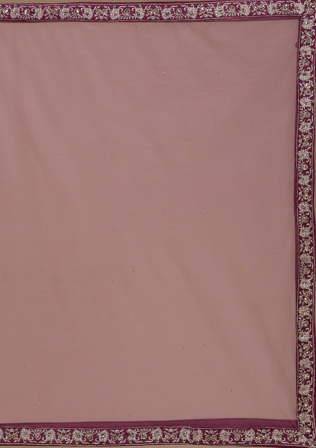 Pink Zariwork Crepe Readymade Lehenga-koskii