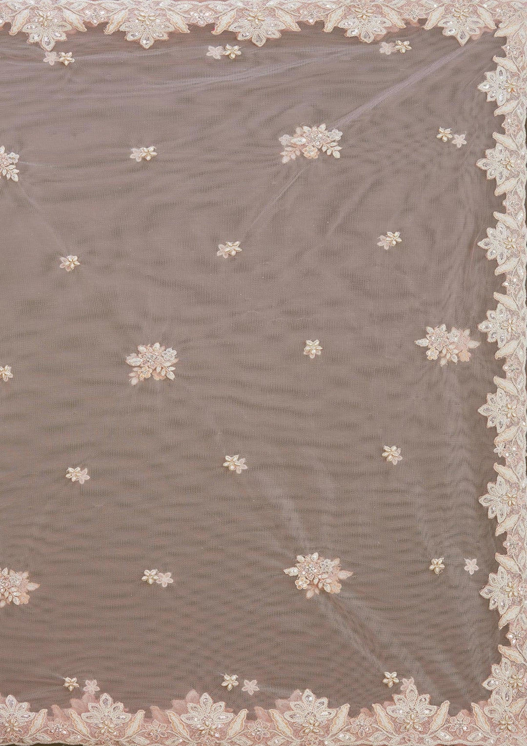 Pink Sequins Net Readymade Lehenga