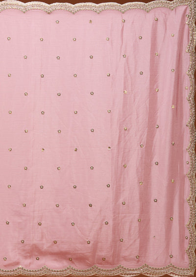 Pista Green Cording Satin Readymade Lehenga_Koskii